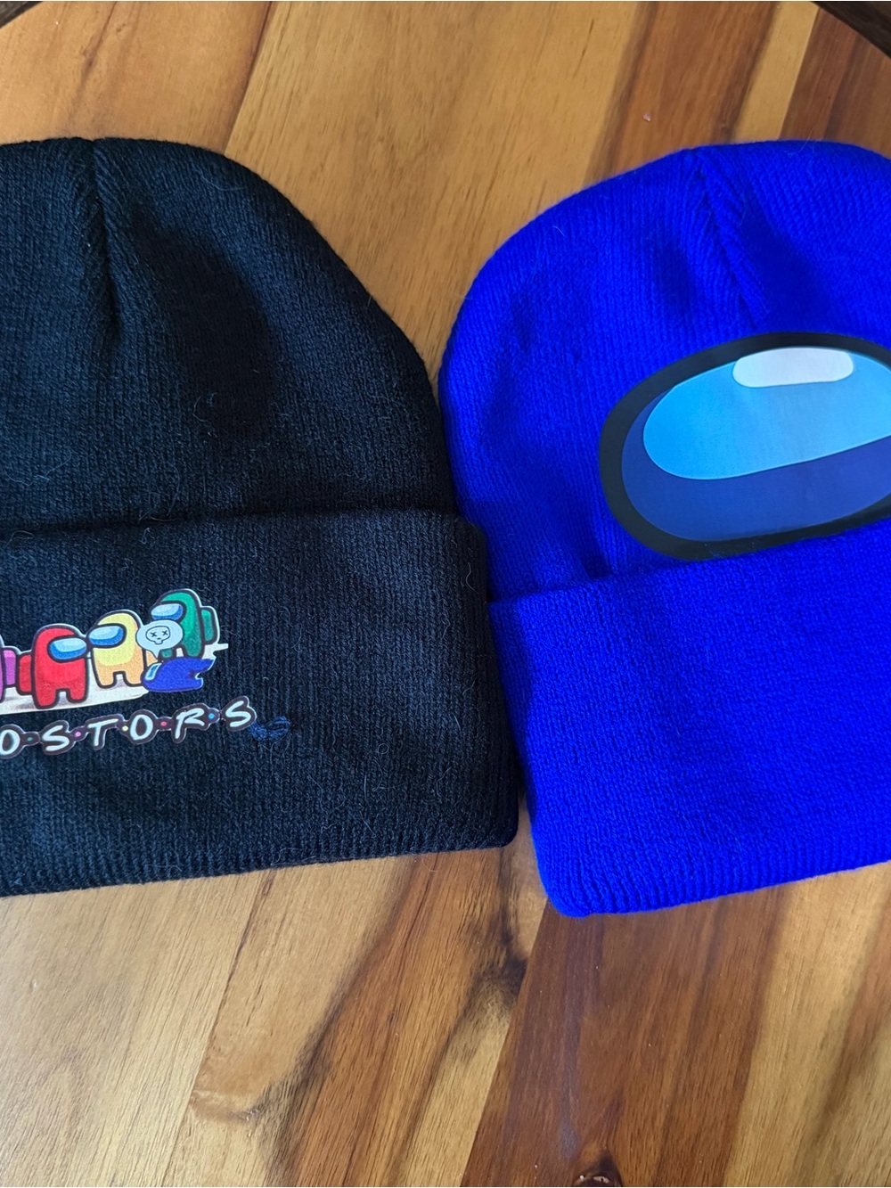 Kids Beanie Hat - Black and Blue